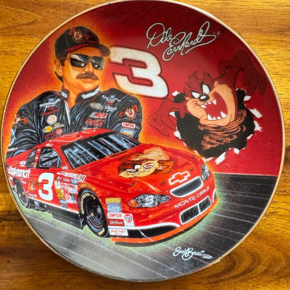 Dale Earnhardt Collectible Plate